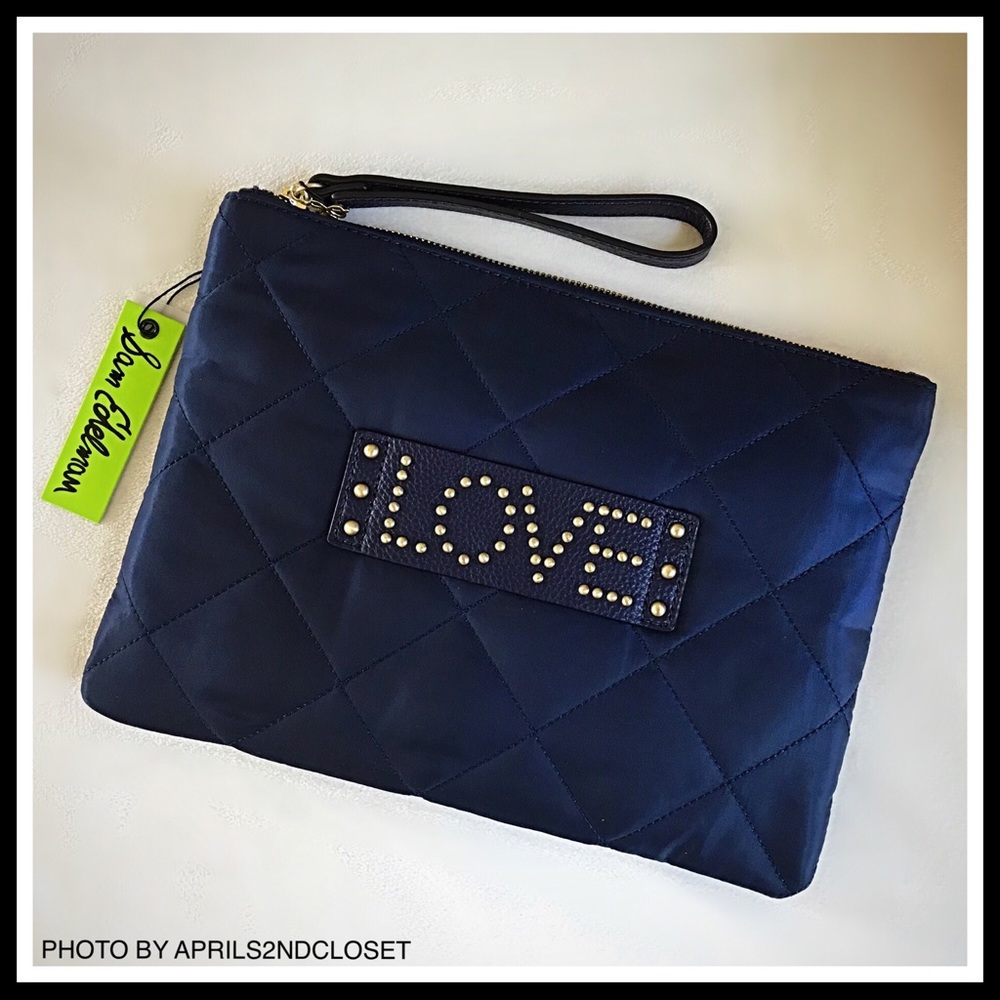 SAM EDELMAN LOVE STUDDED WRISTLET CLUTCH POUCH A2C - Picture 3 of 10
